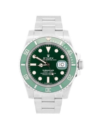 Rolex Submariner Date 40mm Green Dial/Bezel Automatic Date, Box & Papers