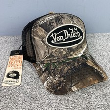 Von Dutch Realtree Edge Trucker Hat Snapback Mesh One Size Adjustable