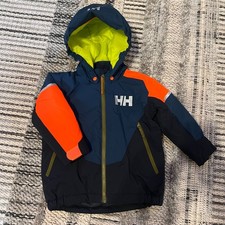 Helly Hansen Kids Rider 2.0 Ski Jacket PrimaLoft Navy Winter coat 1 Yr Size 86
