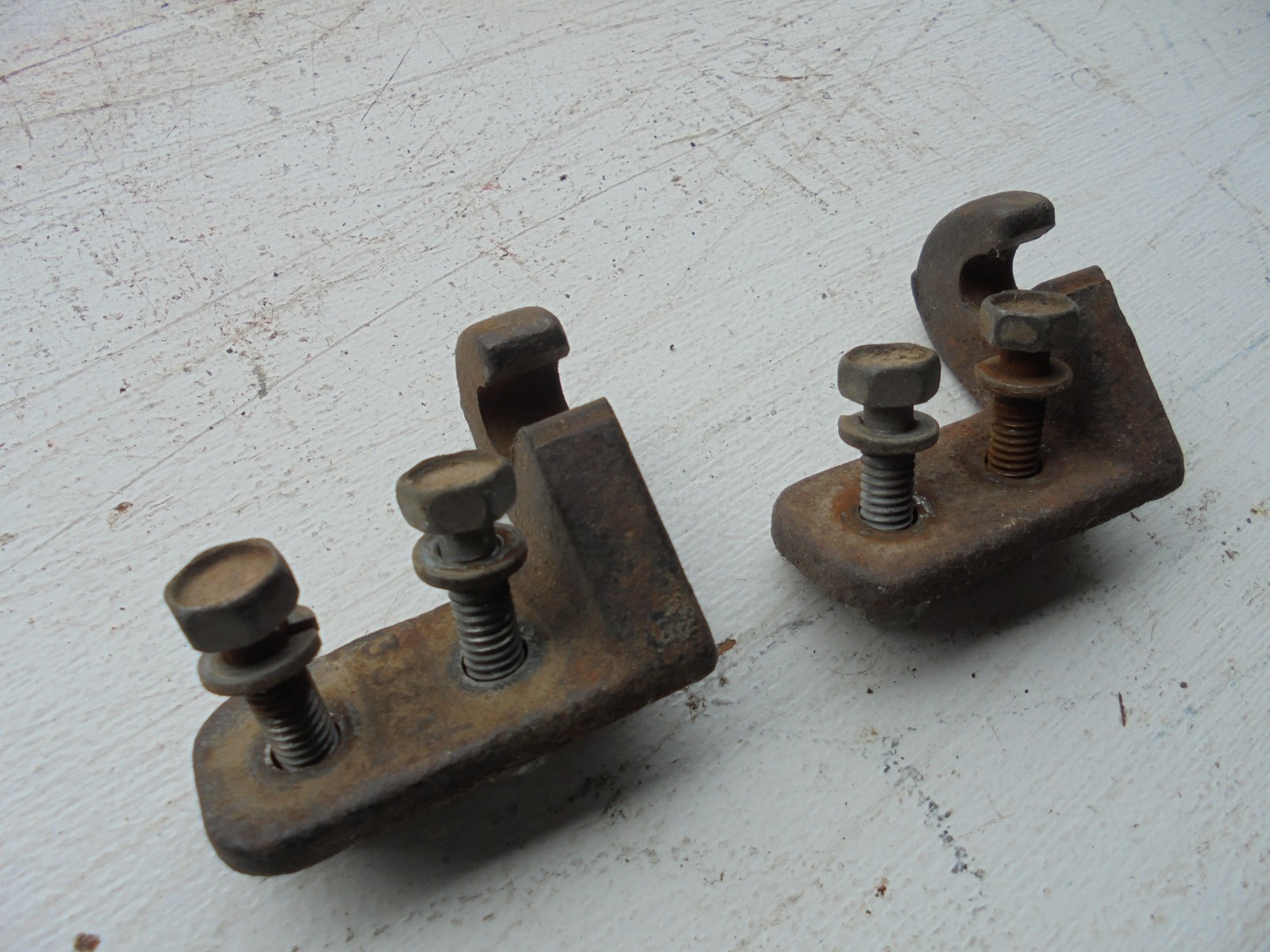 Jeep Willys CJ Passenger Seat Mounting Brackets Pair