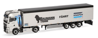 Herpa, Man Tgx Gx 4X2 Mit 3-Achs-AnhäNger Baumann - Knapen, 1/87, HER320085