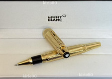 Montblanc Gold Ballpoint Pen Luxury Engraved Executive Limited Edition Gift Set