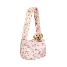 Floral Print Pet Carrier Bag for Small Dogs and Cats, 5-15 Lbs Pet Purse,Hand...