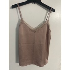 Abercrombie  Fitch camisole women  s size S purple satin lace romantic