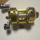 STAR Vintage Gold & Silver Casting Fishing Reel with Double Handle — photo 2