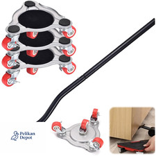 Transportrollen Set 400 kg 4 St&uuml;ck 360 Grad Drehbar ABS R