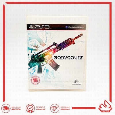 BODYCOUNT PS3 CODEMASTERS - ENGLISH - NEW SEALED - SONY PLAYSTATION 3 PAL