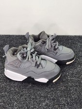 Nike Air Jordan 4 Retro TD Cool Grey Toddler Size 6C BQ7670-007