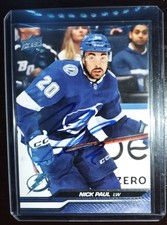 Nick Paul SIGNED 2023-24 Upper Deck card Tampa Bay Lightning