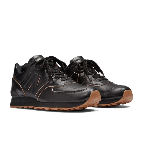 New Balance Made in UK 576 Biscuit edge leather Black