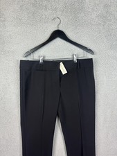 Ann Taylor Pants Womens 12 Black Dress Trousers Stretch Triacetate Work Office