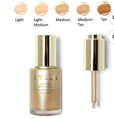 Stila Aqua Glow Serum Foundation 1 fl oz / 30 ml Medium Tan