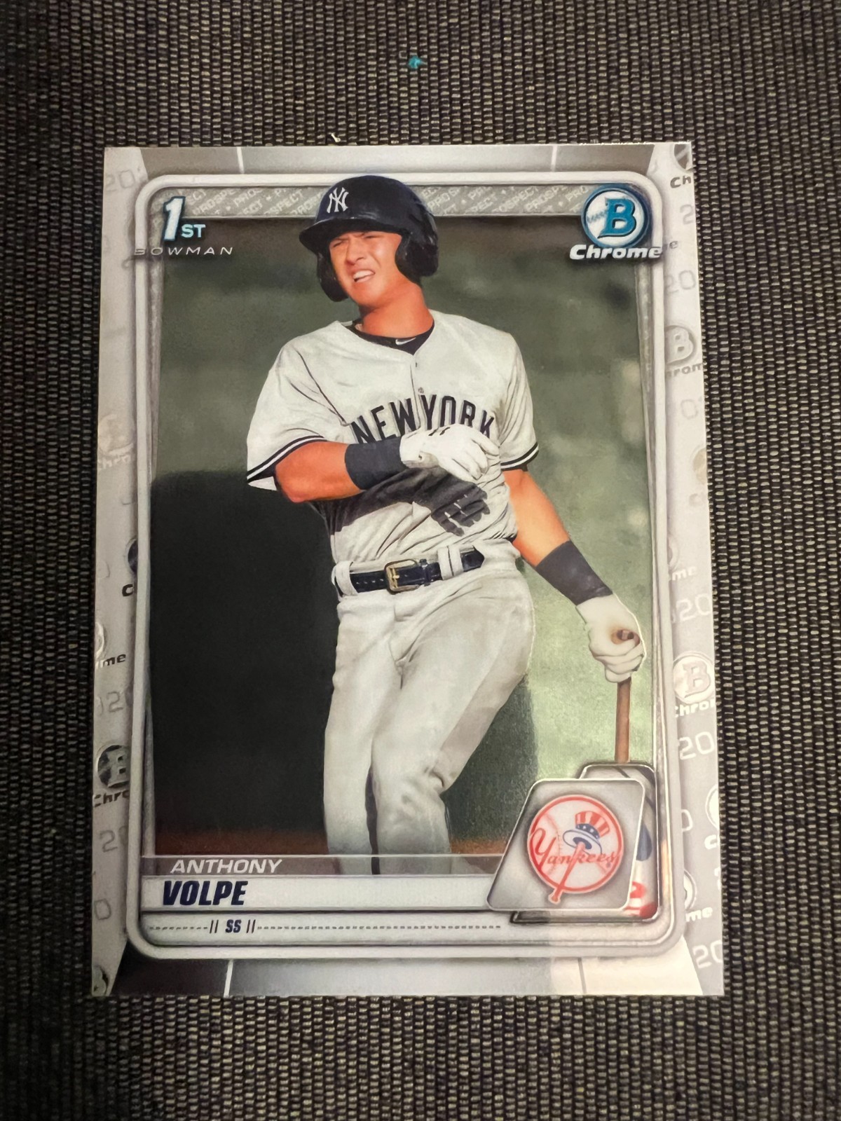 2020 Bowman Baseball New York Yankees Anthony Volpe Chrome 1st Bowman #BCP-139