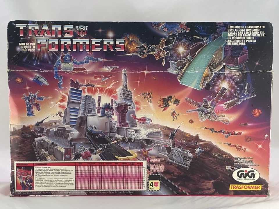 OPTIMUS PRIME COMMANDER TRANSFORMERS TRASFORMER ORIGINAL VINTAGE GIG ITALIAN ‘84 - Immagine 3 di 4