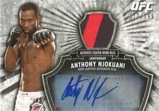 2012 Topps UFC Bloodlines Trading Cards 28