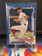 2021 1st Bowman Draft Paper BLUE RC Elmer Rodriguez-Cruz #BD-37 Yankees #/150 SP