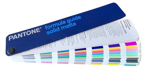 Pantone Formula Guide Solid Matte Paint Color Fan Third Edition 2005