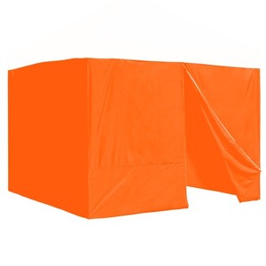 InstaHibit 4 Pack Side Wall for 10x10 Ft EZ Pop Up Canopy Tent UV50+ Zipper 550D