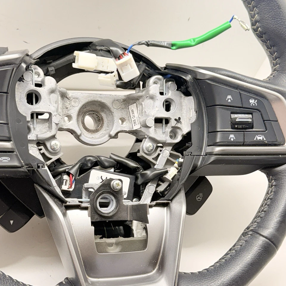 Subaru Ascent 2020 volante térmico con paletas de cambio cuero negro OEM Foto 3 de 4