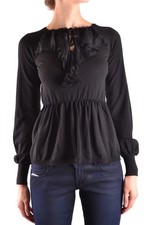 Long Sleeve Tshirt R.E.D. Valentino Black PT8169