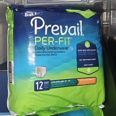 Prevail Per-Fit Protective Underwear,extra Extra Large 68''-80''