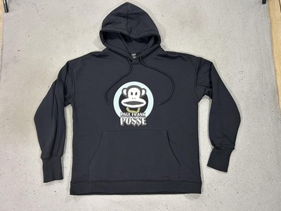 Paul Frank Hoodie Mens Large Black Julius Monkey Posse Graphic