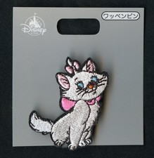 Prendedor de broche de tela bordado Disney Japón Los Aristócatos Gatito Gato María