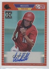 2021 Leaf Pro Set Metal 1989 Pro Set Auto Wes Kath #PA-WK1 Auto 07d9
