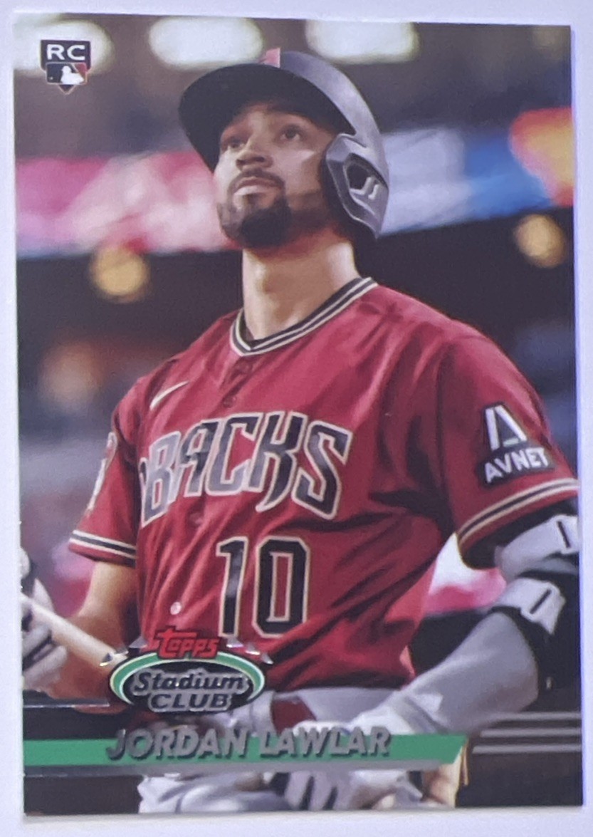 Jordan Lawlar 2024 Topps Stadium Club 1992 Variation RC SP #12 Diamondbacks ESE