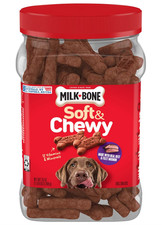 Milk-Bone Soft  Chewy Dog Treats Beef  Filet Mignon Recipe 25 Oz NEW