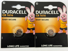 2 X Duracell CR1616 3V Lithium Coin Cell Battery