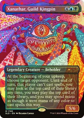 MTG FOIL Xanathar, Guild Kingpin(Dungeons & Dragons)  Borderless - Secret Lair