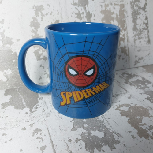 Marvel Spider-Man Character and Symbol 11oz Ceramic Mug Multi-Color 11 Fluid Oz