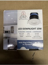 Bright Source 10W LED Downlight 3 Bezels CCT Selectable Dimmable IP65 All In One