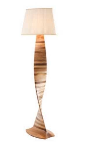 Luxus Stehlampe Wohnzimmer Modernen Designen Holz Stehleuchte Leuchten-image
