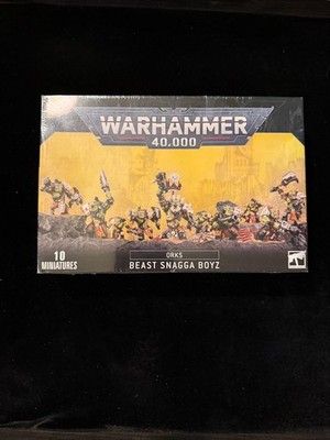 Games Workshop Warhammer 40K Orks Beast Snagga Boyz SEALED Box Set Boys ...