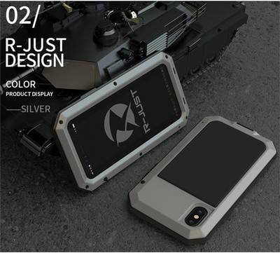 Robuste iPhone 7-15 Pro Max Schutzhülle Heavy Duty Militär Panzer Design Stoß...