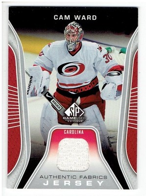 Cam Ward 2006-07 SP Game Used Authentic Fabrics #AFCW 