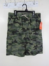 New Wonder Nation Soft Cargo Shorts Size XXL 18 Boys Green Camo