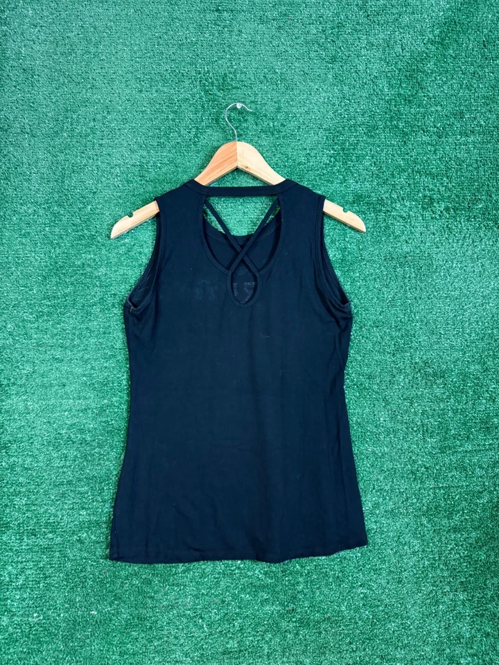 Camiseta Regata Feminina Vintage Anos 90 Harley Davidson Motocicletas Extra Grande Deslumbrada - Imagem 3 de 4