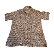 Vintage 90  s Pierre Cardin Men's Size L Multi-color Pocket Button Up Shirt