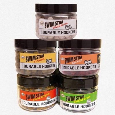Dynamite Baits Swim Stim 8mm Durable Hookers Amino Original weiche Hakenköder