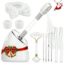 Calming Nano Ionic Facial Steamer Advanced Warm Mist Spa for Glowing Skin
