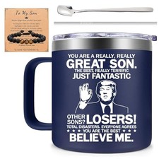 Gifts for Son - You Are a Really Really Great Son Mug 14oz - Son Navy Blue