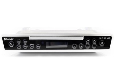 PROSCAN ELITE Under Counter CD Player with Clock Radio and Bluetooth PKCR2713AMZ