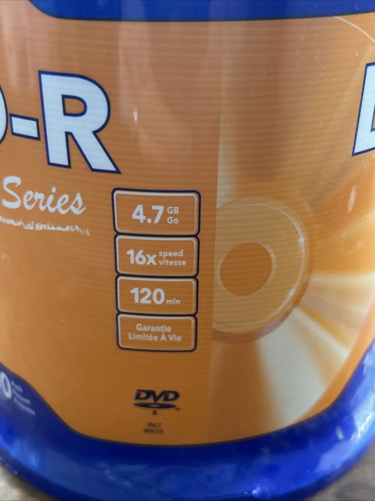 Verbatim Life Series 16x DVD-R Discs - Pack of 100