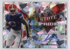 2021 Leaf Metal Draft State Pride Silver Crystals /50 Trevon Grimes Auto 2r7