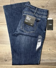Silver Jeans Women 34x33 Suki Curvy Fit Bootcut Mid Rise Dark Wash Denim NWT