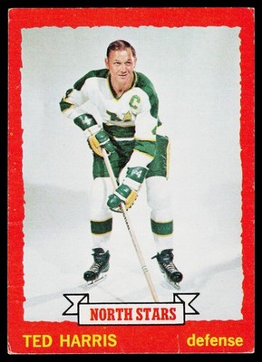 1973-74 Topps Ted Harris #14 Minnesota North Stars HOCKEY
