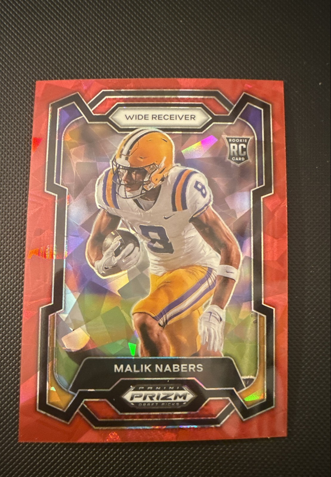 2024 Panini Prizm Draft Picks - Malik Nabers #109 Red Ice Prizm (RC)
